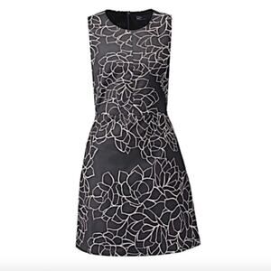Gap Floral Print Black Dress with Pockets
